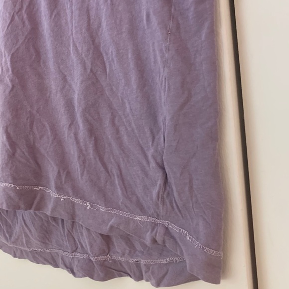 Splendid Purple Supima Cotton Vintage Crewneck Tee - Picture 4 of 7